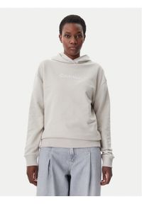 Calvin Klein Bluza Hero Logo K20K205449 Szary Regular Fit. Kolor: szary. Materiał: bawełna