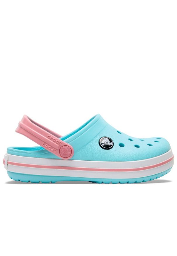 Klapki Crocs Crocband Clog 207006-4S3 - niebieskie. Kolor: niebieski. Materiał: materiał. Sezon: lato. Styl: młodzieżowy