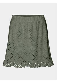 Vero Moda Spódnica mini Tassa 10286069 Zielony Regular Fit. Kolor: zielony. Materiał: syntetyk #6
