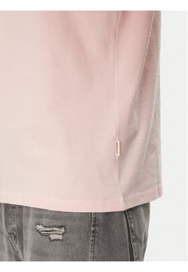 Jack & Jones T-Shirt Almeria 12276785 Różowy Relaxed Fit. Kolor: różowy. Materiał: bawełna