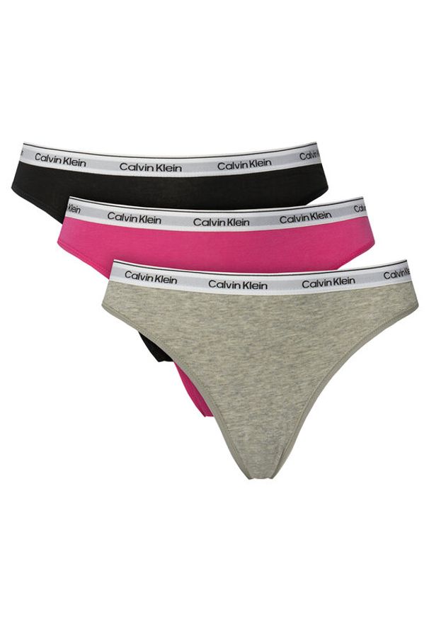 Calvin Klein Underwear Komplet fig LV00QD5207 Kolorowy. Materiał: bawełna. Wzór: kolorowy