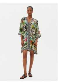 LOLA CASADEMUNT Sukienka letnia LS2516038 Kolorowy Relaxed Fit. Materiał: wiskoza. Wzór: kolorowy. Sezon: lato #4