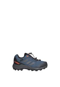 Adidas - Buty Terrex GORE-TEX Hiking. Kolor: niebieski, wielokolorowy, pomarańczowy, szary. Materiał: materiał. Technologia: Gore-Tex. Model: Adidas Terrex #1