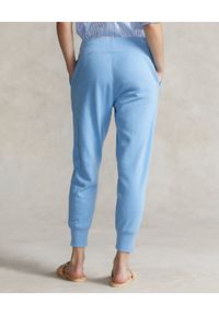 Ralph Lauren - RALPH LAUREN - Niebieskie spodnie dresowe z logo. Kolor: niebieski. Materiał: dresówka #2
