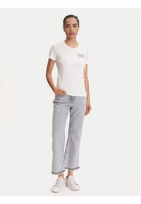 EA7 Emporio Armani T-Shirt 7W000492 AF10373 U0005 Écru Regular Fit. Materiał: bawełna #3