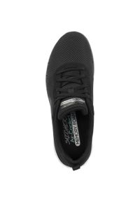 skechers - Buty sportowe Sneakersy damskie, Skechers Flex Appeal 3.0. Zapięcie: sznurówki. Kolor: czarny. Materiał: materiał. Szerokość cholewki: normalna. Sport: turystyka piesza