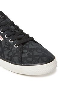 Calvin Klein Jeans Tenisówki Ess Vulc Low Mg Cv Mono YM0YM01368 Czarny. Kolor: czarny. Materiał: materiał