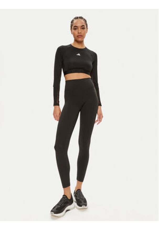 Adidas - adidas Legginsy All Me IL7324 Czarny Slim Fit. Kolor: czarny. Materiał: syntetyk
