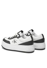Calvin Klein Jeans Sneakersy Bold Flatf Low Lace Mix Ml Fad YW0YW01316 Czarny. Kolor: czarny. Materiał: skóra #4