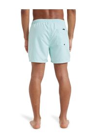 Quiksilver - Szorty kąpielowe dla Mężczyzn EVERYDAY SOLID VOLLEY 15" Zielony. Kolor: niebieski. Materiał: poliester, materiał. Styl: sportowy