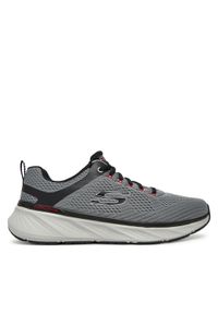 skechers - Skechers Buty do biegania Edgeride-Contention 232843/CCBK Szary. Kolor: szary. Materiał: materiał #1