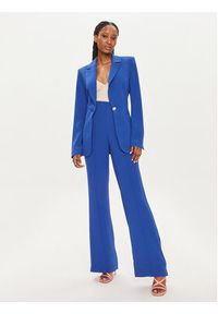 Morgan Spodnie materiałowe 241-PBARY Niebieski Straight Fit. Kolor: niebieski. Materiał: syntetyk #5