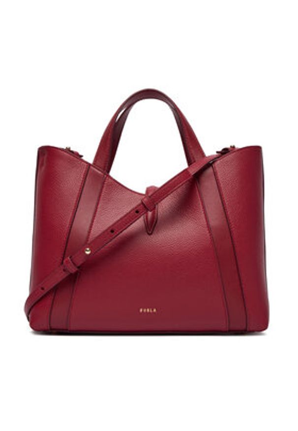 Furla Torebka Goccia Shopper Bag S WB01789 BX3353 KH CGQ00 Czerwony. Kolor: czerwony. Materiał: skórzane