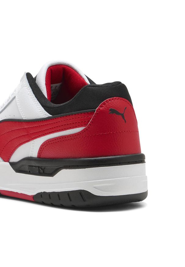 Puma - Sneakersy unisex Rebound Retro PUMA White For All Time Red Black. Kolor: czerwony, czarny, biały, wielokolorowy. Materiał: syntetyk. Sport: koszykówka