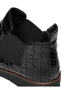 Rieker Sztyblety 53794-01 Czarny. Kolor: czarny. Materiał: lakier, skóra #4