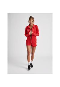 Bluza do piłki ręcznej damska Hummel Core XK Poly Zip Sweat Woman. Kolor: czerwony, różowy, wielokolorowy