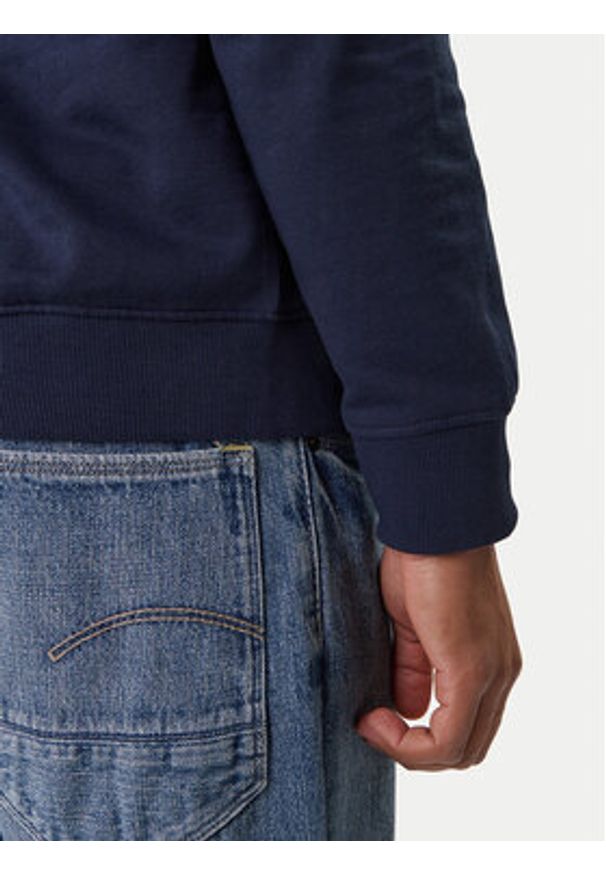 Jack & Jones Bluza College Logo 12288362 Granatowy Regular Fit. Kolor: niebieski. Materiał: bawełna