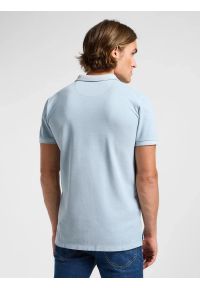 Lee - MESKA KOSZULKA POLO LEE GARMENT DYE POLO CONCRETE GRAY 112363859. Typ kołnierza: polo #3