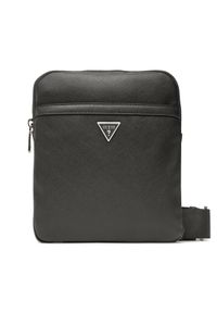 Guess Saszetka Certosa Saffiano Smart HMECSA P3123 Czarny. Kolor: czarny. Materiał: skóra