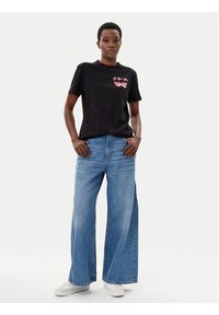 Hugo - HUGO T-Shirt Damacia_5 50540237 Czarny Regular Fit. Kolor: czarny. Materiał: bawełna #5