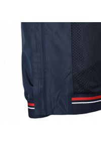 Granatowa Wiatrówka Męska z Odpinanym Kapturem - Pako Jeans. Kolor: niebieski. Materiał: poliester. Sezon: wiosna, jesień #2