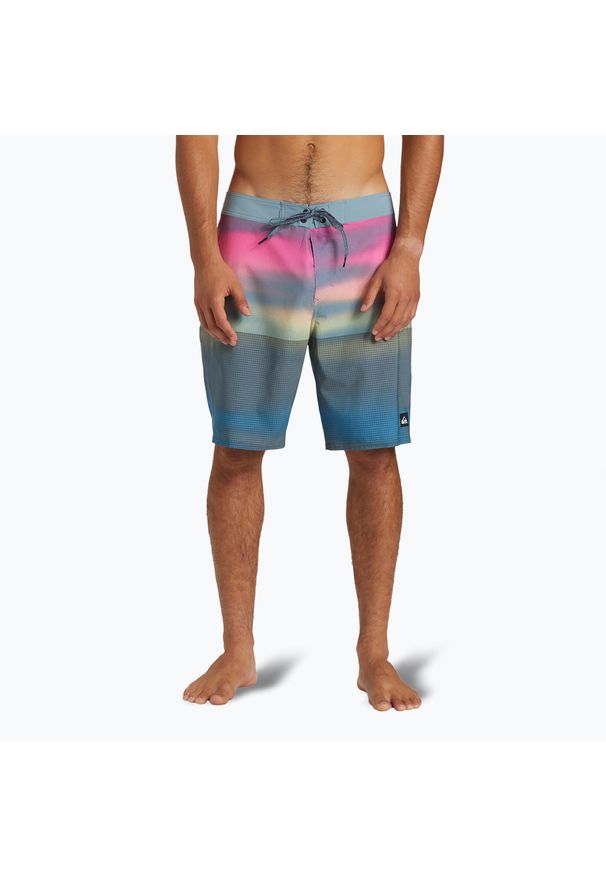 Szorty kąpielowe męskie Quiksilver Highline Straight Leg 19". Kolor: niebieski