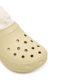 Crocs Klapki Classic Platform Fuzz Lined Clog 212854 Beżowy. Kolor: beżowy. Obcas: na platformie #3