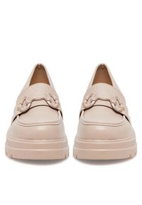 DeeZee Loafersy DFY-18 Beżowy. Kolor: beżowy. Materiał: syntetyk, materiał