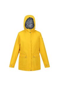 Brenlyn Regatta damska turystyczna kurtka parka przeciwdeszczowa. Kolor: żółty