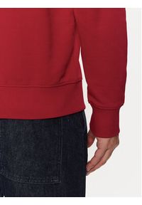 TOMMY HILFIGER - Tommy Hilfiger Bluza Essential MW0MW37237 Czerwony Regular Fit. Kolor: czerwony. Materiał: bawełna #4