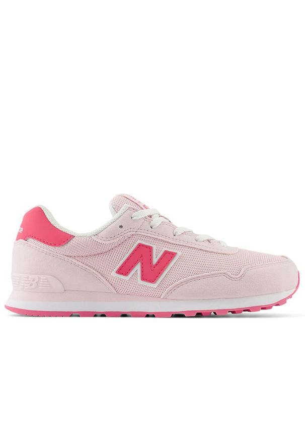 Buty New Balance GC515KI - różowe. Okazja: na co dzień. Kolor: różowy. Materiał: materiał, syntetyk, guma. Szerokość cholewki: normalna. Sport: turystyka piesza