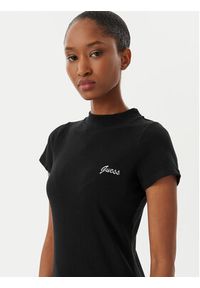 Guess Sukienka codzienna V6RK06 K8RT2 Czarny Slim Fit. Okazja: na co dzień. Kolor: czarny. Materiał: wiskoza. Typ sukienki: proste. Styl: casual #5