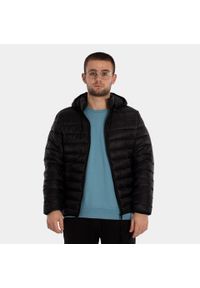 Kurtka puchowa Softee Milano. Okazja: na co dzień. Kolor: czarny. Materiał: puch. Styl: casual