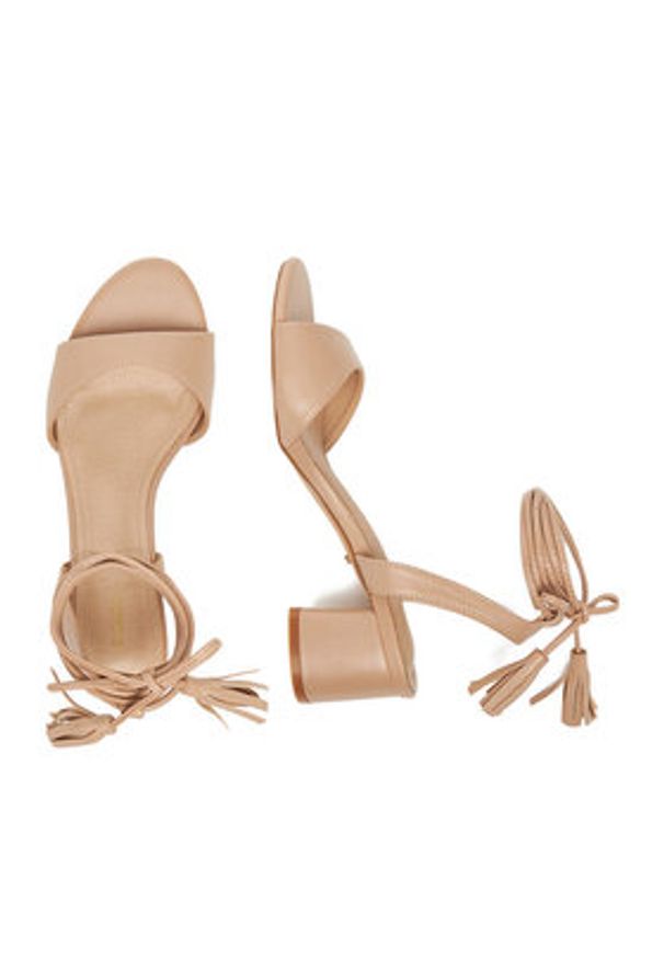 DeeZee Sandały F1356112-1 Beżowy. Kolor: beżowy. Materiał: materiał