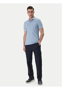 BOSS Polo Passertip 50507699 Błękitny Slim Fit. Typ kołnierza: polo. Kolor: niebieski. Materiał: bawełna #4