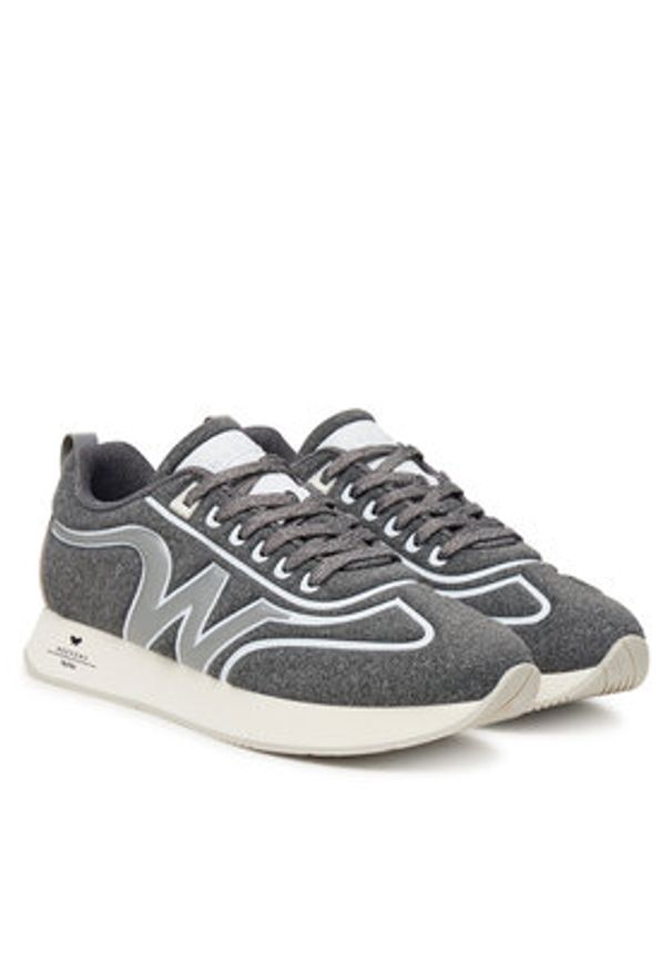 Weekend Max Mara Sneakersy 2525766034650 Szary. Kolor: szary. Materiał: skóra