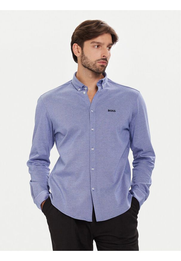 BOSS Koszula B_Motion 50544795 Niebieski Regular Fit. Kolor: niebieski. Materiał: bawełna