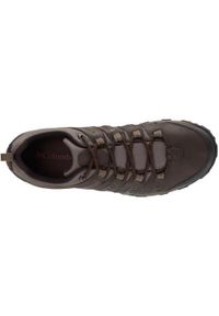 columbia - Buty trekkingowe męskie Columbia Woodburn II. Zapięcie: sznurówki. Kolor: brązowy, wielokolorowy. Materiał: syntetyk, tkanina, skóra, materiał. Szerokość cholewki: normalna. Sport: turystyka piesza