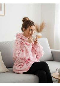 Sinsay - Bluza snuddie - różowy. Kolor: różowy