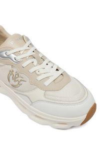 Pinko - PINKO Sneakersy PINK 09 Biały. Kolor: biały. Materiał: skóra #4