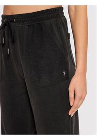IXIAH Spodnie dresowe X211-70116 Czarny Regular Fit. Kolor: czarny. Materiał: bawełna #3