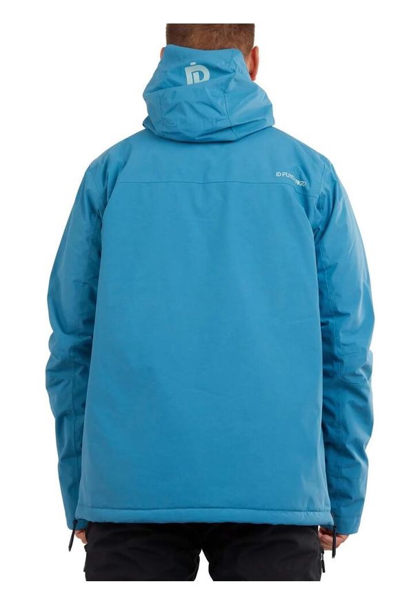 FUNDANGO - Kurtka narciarska męska Burnaby Logo Anorak. Kolor: niebieski. Sezon: zima. Sport: narciarstwo