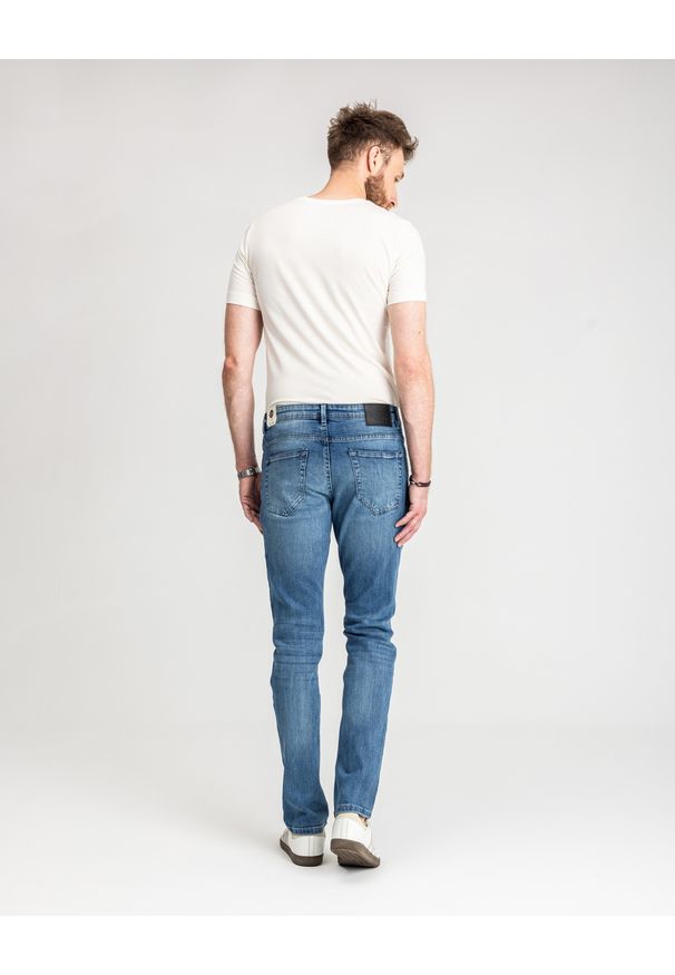 MARCUS - Męskie Spodnie Jeansowe Marcus Felix 2211 Urban Blue Used 14-200296
