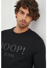 JOOP! - Joop! bluza bawełniana męska kolor czarny z nadrukiem. Kolor: czarny. Materiał: bawełna. Wzór: nadruk #5