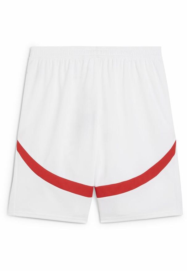 Puma - Szorty RB Leipzig 2024/25. Kolor: biały, czerwony, wielokolorowy. Sport: piłka nożna