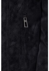Desigual kurtka 22SWEW30 damska kolor czarny przejściowa. Kolor: czarny #3