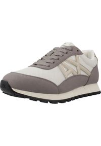 Armani Exchange - Kapcie ARMANI EXCHANGE XW002150 AF1938 Szary. Kolor: szary. Materiał: syntetyk, tkanina. Styl: sportowy