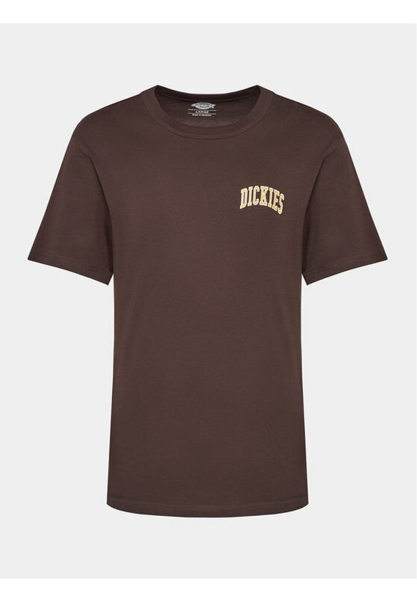 Dickies T-Shirt Unisex Aitkin DK0A4Y8O Brązowy Regular Fit. Kolor: brązowy. Materiał: bawełna