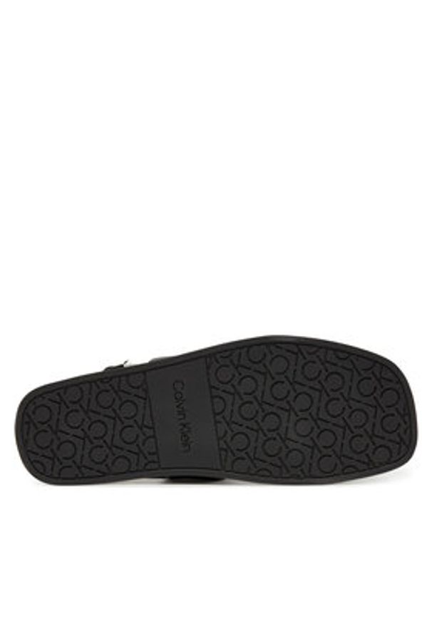 Calvin Klein Sandały Back Strap W/ Buckle HM0HM01736 Czarny. Kolor: czarny. Materiał: skóra