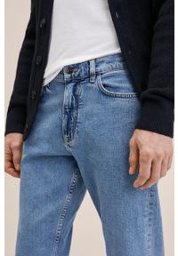 Mango Man jeansy Ben męskie. Kolor: niebieski #6